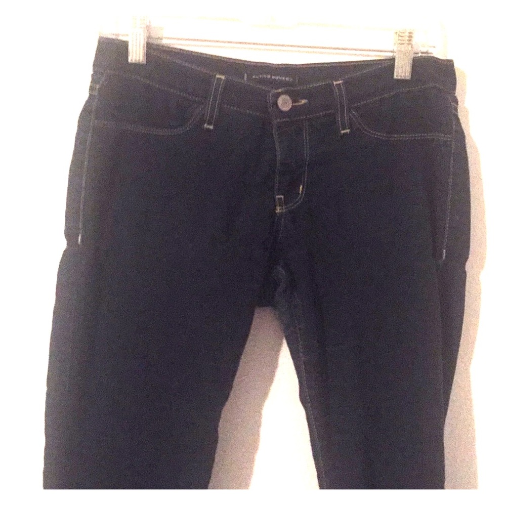 Dark denim jeans